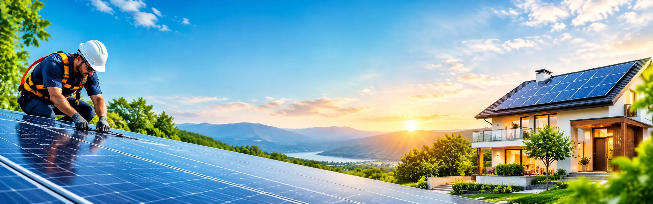 Solar energy installation project