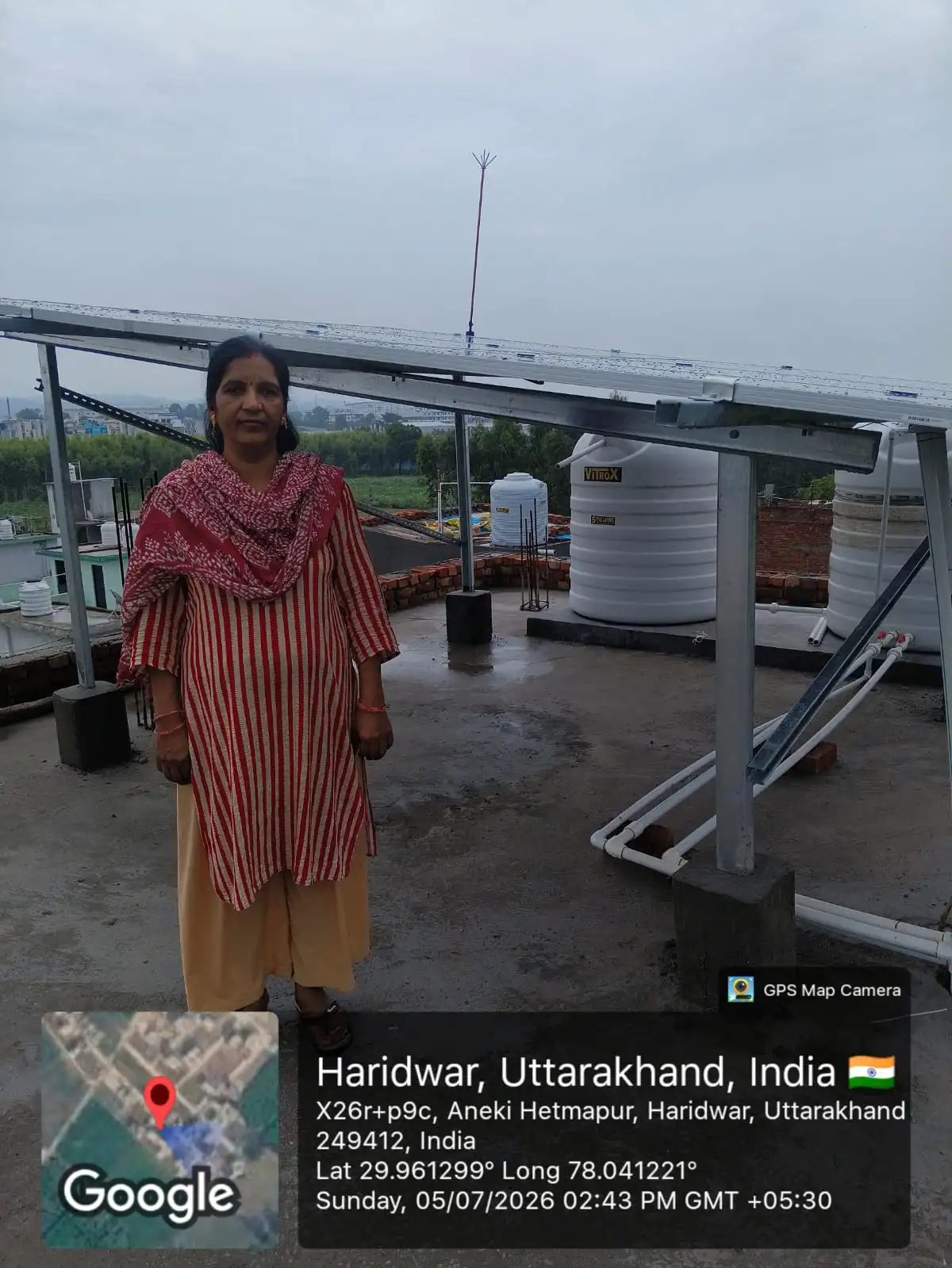 Commercial office solar installation
