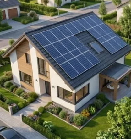 Residential rooftop solar project