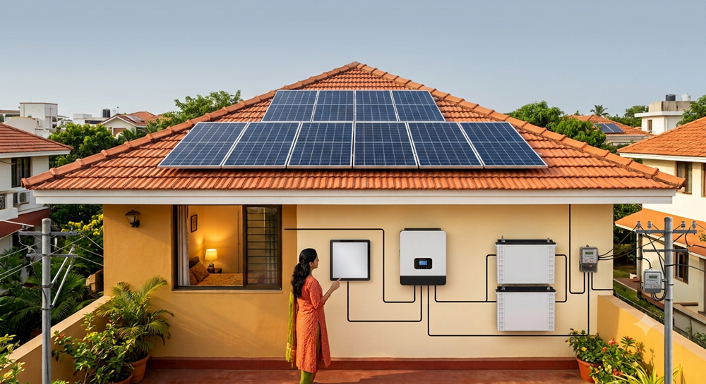 Solar Hybrid System Kya Hai? On-Grid Aur Off-Grid Se Ye Kaise Alag Hai?