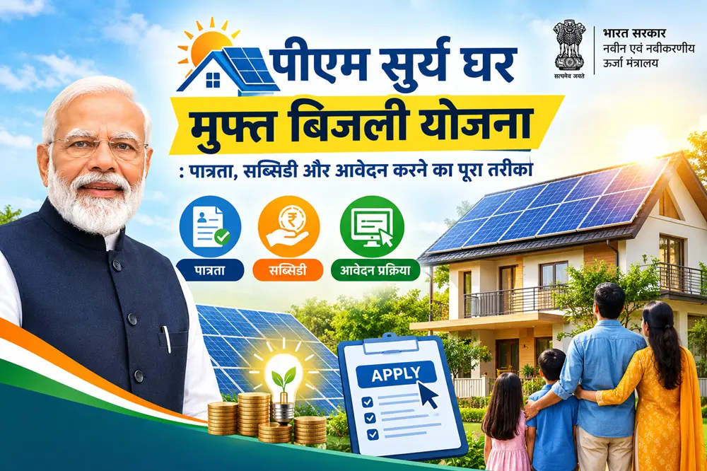 PM Surya Ghar Muft Bijli Yojana: Patrata, Subsidy Aur Aavedan Karne Ka Poora Tarika